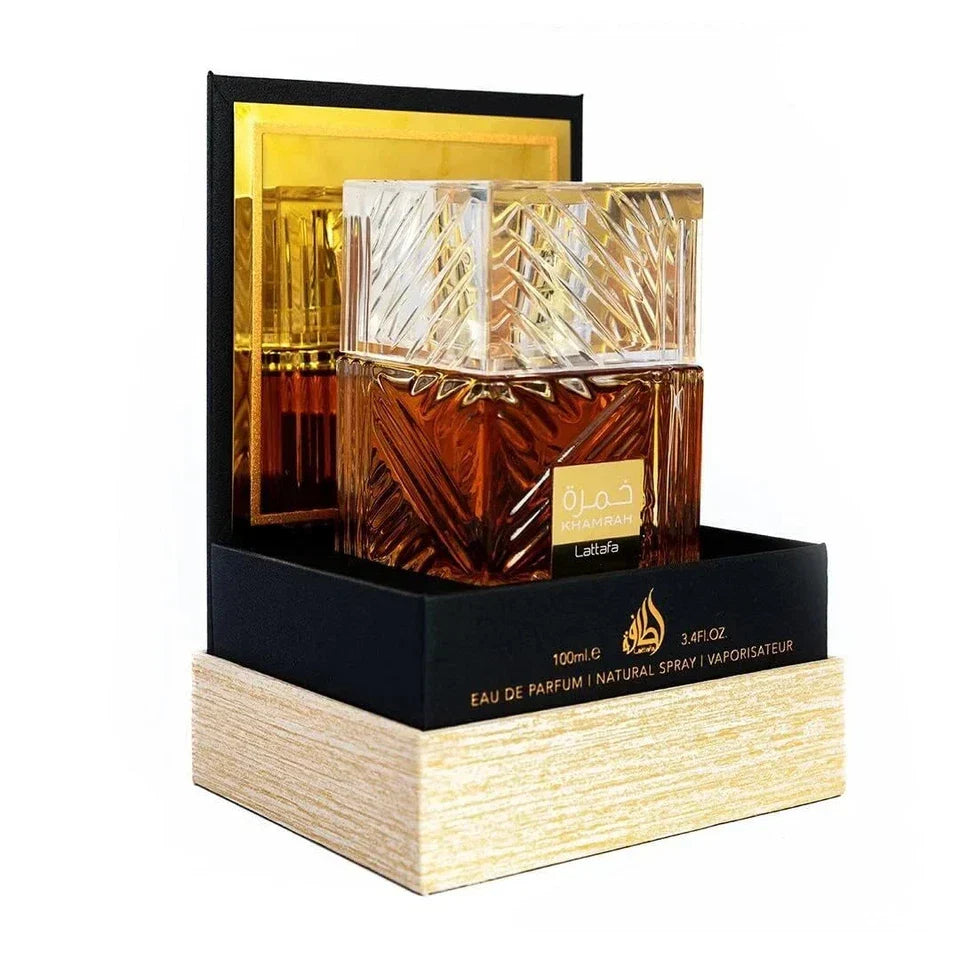 Lattafa Khamrah Eau De Parfum 3.4 oz / 100 ml Spray For Unisex - New in Box